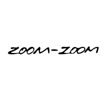 CS40096 # Виниловая наклейка Zoom Zoom, Автомобильная наклейка, Водонепроницаемые Автодекоры на бампер кузова автомобиля, заднее стекло