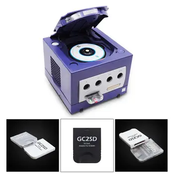 GC2SD Адаптер для карт Micro SD, Адаптер для карт памяти Swiss Для консолей Nintendo Wii, адаптер для карт памяти SD2SP2 I5S3