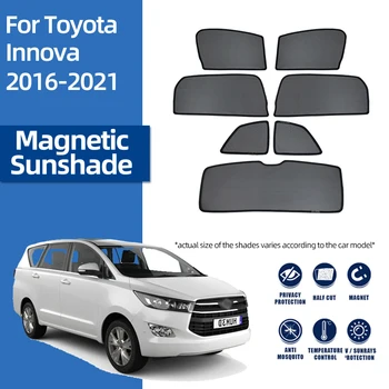 Для Toyota INNOVA AN140 2015-2021 Магнитный Автомобильный Солнцезащитный Козырек Передняя Рамка Лобового Стекла Шторка Заднего Бокового Окна Солнцезащитный Козырек