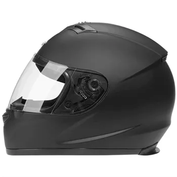 Полнолицевый мотоциклетный шлем для мотокросса Capacete De Capacete Cascos Para Casque Moto Аксессуары для мотоциклов Atv Матовый черный