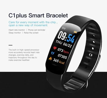 C1 smartwatch водонепроницаемый фитнес-трекер с мониторингом в режиме реального времени многофункциональный спортивный браслет подходит для Android iOS унисекс