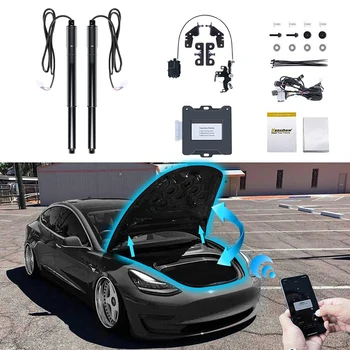 Подъемник Переднего Багажника для Tesla Model 3 Y X S, Передняя Крышка, Электрический Автоматический Выключатель, Дистанционное Управление, Водонепроницаемая Защита От Уноса