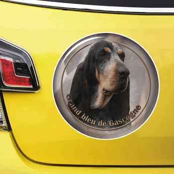 S62180 # Grand Bleu De Gascogne Собака Самоклеящаяся Наклейка Автомобильная Наклейка Водонепроницаемый Автодекор на Бампер Заднего Стекла Ноутбука