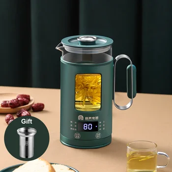 Мини-Электрический Чайник, Переносной чайник для здоровья, Многофункциональный чайник для чая С фильтром, Чашка для здоровья из нержавеющей стали, Стеклянный Бойлер для теплой воды