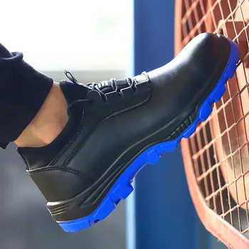 Новая мужская защитная обувь с защитой от проколов, Дышащие рабочие защитные ботинки Baotou, защитная рабочая обувь, Мужские строительные рабочие кроссовки