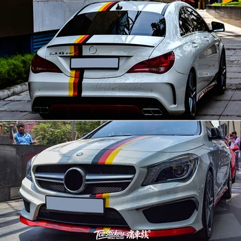 Автомобильная наклейка для Mercedes-Benz CLA автомобильная наклейка с цветочным рисунком CLA200, украшение кузова, модифицированная наклейка с национальным флагом для автомобиля