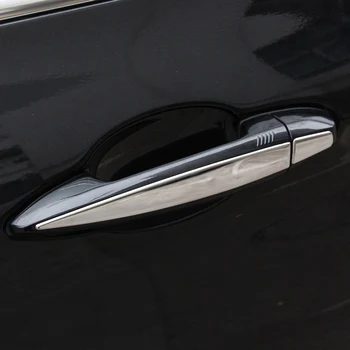 Аксессуары для экстерьера автомобиля BMW X5 f15 X6 F16 2014 2015 2016, наклейка для отделки наружной дверной ручки, автомобильный стайлинг из нержавеющей стали