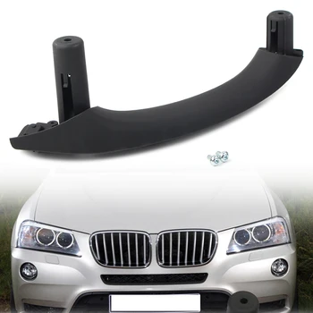 Внутренняя Ручка Правой Двери Автомобиля, Накладка из АБС-пластика для BMW X3 X4 F25 F26 2011 2012 2013 2014 2015 2016 2017 Черный