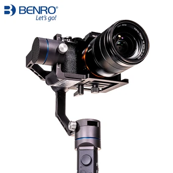 Benro R1 Профессиональный ручной 3-осевой стабилизатор для камеры и мобильного телефона, многофункциональный стабилизатор с защитой от встряхивания
