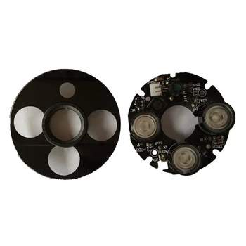 5X 3 массива ИК-светодиодных прожекторов Инфракрасная 3X ИК-светодиодная плата для камер видеонаблюдения Ночного видения (диаметр 53 мм)