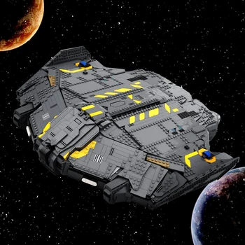 MOC 133464 Тип 9 Тяжелый Космический корабль City Spaceship1: 250 масштабный Набор Строительных Блоков Большой Космический Зонд Кирпичи Подарок для Взрослых Детей
