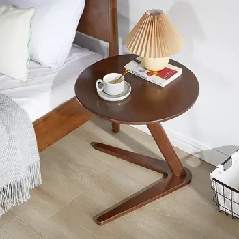 Деревянный чайный столик, Маленький Креативный круглый столик из массива Дерева, Чайный столик для отдыха, Малайский Импортный стол, многофункциональный