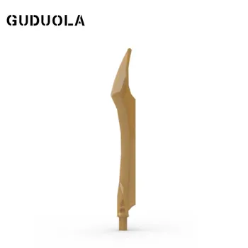 Guduola Специальный кирпичный меч с изогнутым наконечником и осью 11305 MOC Строительный блок DIY Развивающие игрушки Аксессуары 10 шт./лот