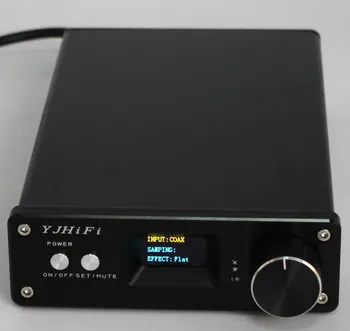 Выходной усилитель мощностью 2x50 Вт STA326 OLED 2,0-канальный цифровой усилитель мощности класса D DC24V-32V Стерео аудио усилитель