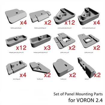Монтажные кронштейны для панелей с АБС-печатью для Voron 2.4