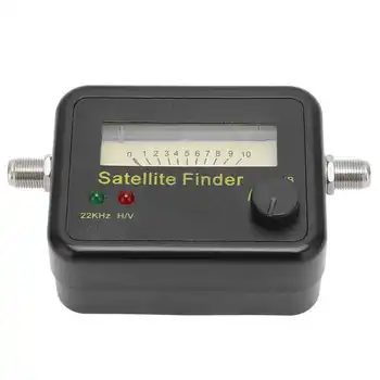 Измеритель спутникового сигнала Детектор спутникового сигнала Встроенный звуковой сигнал с ЖК-дисплеем для телевизионной антенны