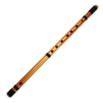 Японская бамбуковая флейта 7/8 Hon Двухцветные музыкальные инструменты Ручной работы из бамбука Деревянный духовой инструмент Легко осваивается