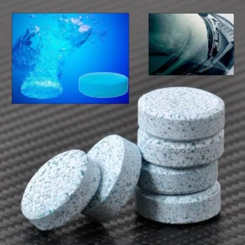 Высококонцентрированная стеклянная вода Wiperfine, шипучие таблетки, средство для чистки лобового стекла, высокоэффективное чистящее средство
