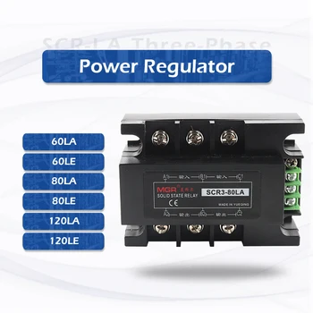 MGR SCR3 Трехфазный регулятор мощности Управляющий сигнал 4-20 мА 0-5 В постоянного тока 0-10 В постоянного тока На Выходе Твердотельное реле Трехфазное Четырехпроводное