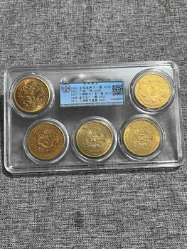Набор с рейтингом Youquan, Золотая монета, коллекция бронзовых изделий для дома, памятная