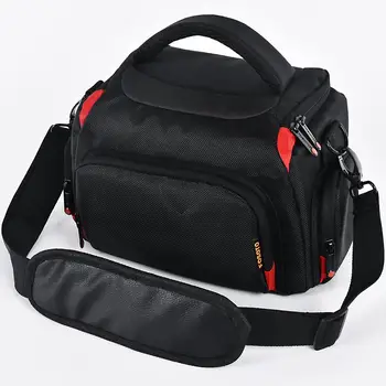 FOSOTO DSLR Модная сумка через плечо, сумка для цифровой видеосъемки, Водонепроницаемая сумка для фотоаппарата, дорожный чехол для объектива Canon Nikon Sony
