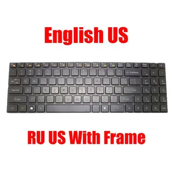 RU, американская клавиатура для Quanta TWC TWJ TWK MP-09R63US-920 AETWCU00010 MP-09R63US-920W MP-09R63SU-920 AETWCU00010, Русская, английская, новая