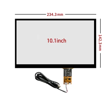 Для 10,1-дюймового 234x142 мм 234*141 мм емкостного сенсорного экрана + USB-кабель Plug and Play