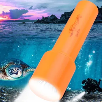 Светодиодный фонарик для дайвинга, фонарик для подводного плавания, водонепроницаемый подводный светодиодный фонарь для подводной лодки 18650