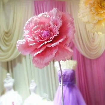 60 см Большой Шелковый Искусственный цветок Розы Свадебное Фоновое украшение Домашний Декоративный цветок Расположение зоны приветствия на свадьбе