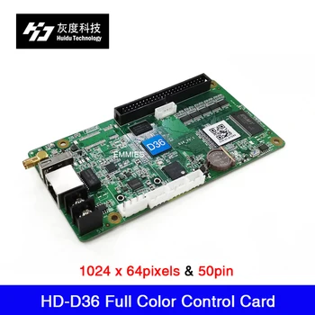 HD-D36 RGB Полноцветный светодиодный дисплей Видеокарта 50Pin Порт для P4 P5 P6 P7.62 P8 P10 Полноцветный светодиодный модуль/Включает модуль Wi-Fi