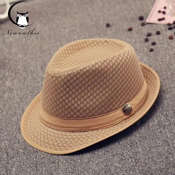 Английская джазовая кепка с дышащим сетчатым козырьком, пляжная шляпа, складная весенне-летняя шляпа от солнца