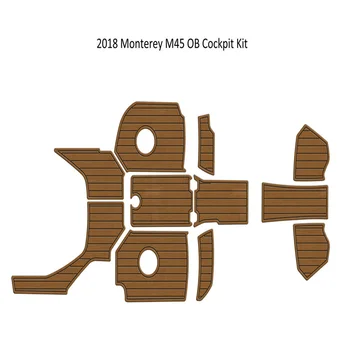 2018 Monterey M45 OB Кокпит Коврик Для Лодки EVA Пена Искусственный Тик Палубный Коврик Для пола