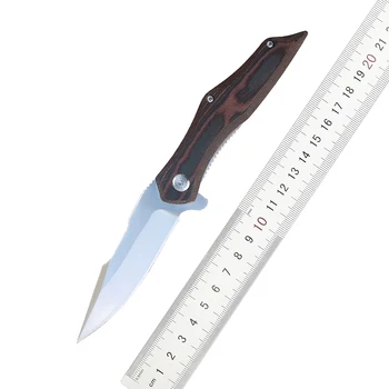 EDC Ножи, складной нож с ручкой из Микарты, EDC Инструмент для выживания, Пригодный для охоты, кемпинга, выживания на открытом воздухе, повседневного ношения
