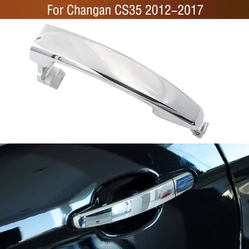 Автомобильная внешняя передняя задняя левая хромированная дверная ручка, Наружные дверные ручки для Changan CS35 2012 2013 2014 2015 2016 2017