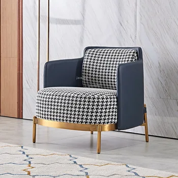 de tela simple, silla individual de lujo, muebles nuevos, 2020