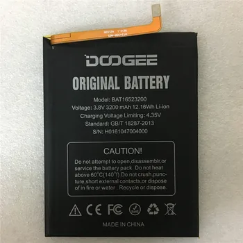 3,8 В 3200 мАч BAT16523200 Сменный Аккумулятор для Doogee Y6 C Y6C MTK6750 Восьмиядерный аккумулятор мобильного телефона