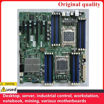 Используется Для материнских плат Supermicro X9DRi-F C602 LGA 2011 DDR3 ECC 512G Серверная рабочая плата PCI-E3.0 SATA3 USB3.0