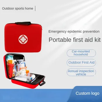 Семейная аптечка первой помощи, Портативная дорожная сумка для хранения на открытом воздухе, бытовая многослойная сумка для хранения лекарств большой емкости