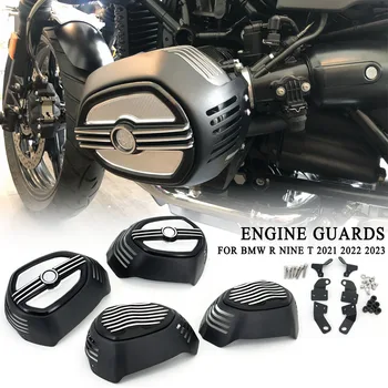 Мотоциклетная Черная Защита Двигателя Головки цилиндров Для BMW R nine T R nineT Rnine T Rninet R9T R 9T 2021 2022 2023