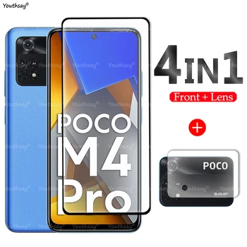 Для Xiaomi POCO M4 Pro Защитное Стекло для POCO M4 Pro X4 NFC X3 NFC M3 Пленка Для камеры из Закаленного Стекла Для POCO M4 Pro
