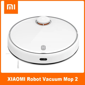 XIAOMI MIJIA Robot Vacuum Mop 2 подметальный пылесос для мытья с вибрацией 2800PA Циклонное всасывание 99,9% Антибактериальное умное