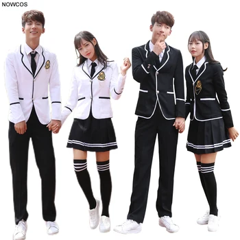 Школьная форма для хора в британском стиле в стиле Преппи с длинным рукавом для девочек и мальчиков младших классов Японии и Южной Кореи, Комплект униформы для студентов JK