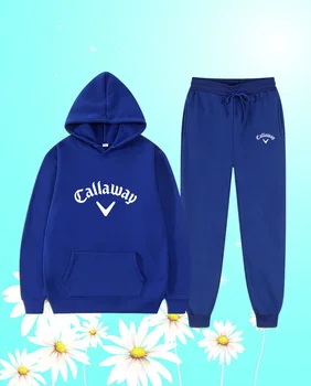 2023 Callaway новая зимняя мужская толстовка с принтом, шерстяной пуловер, толстовка, повседневные спортивные спортивные штаны, мужская спортивная одежда