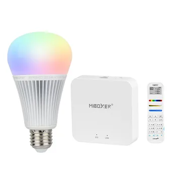 Miboxer 9w E27 RGB + CCT Светодиодная Лампа FUT012 2700 ~ 6500 K 850LM Световой Поток AC100 ~ 240V