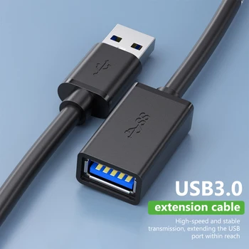 USB3.0 Удлинитель для Smart TV PS4 Xbox One SSD-накопитель USB-USB Кабель-удлинитель для передачи данных Mini USB3.0 Удлинитель
