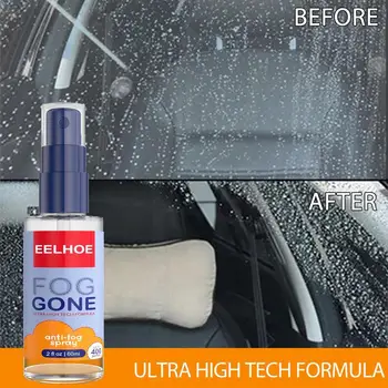 Средство для защиты лобового стекла от дождя и запотевания, Улучшающее видимость при вождении, Предотвращающее запотевание, Долговечное чистящее средство для автомобиля