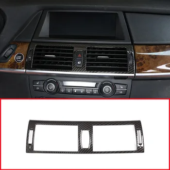 Центральная рамка из АБС-пластика в стиле углеродного волокна для BMW X5 E70 2008-2013 Аксессуары