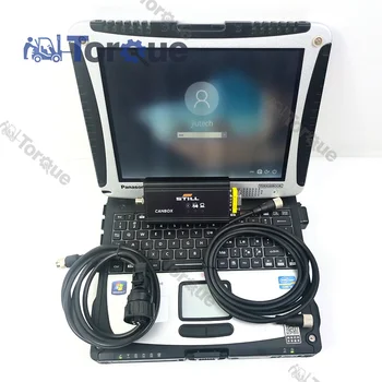 Ноутбук CF19 + для стационарного вилочного погрузчика Canbox USB Интерфейс 50983605400 для Диагностического инструмента для вилочного погрузчика