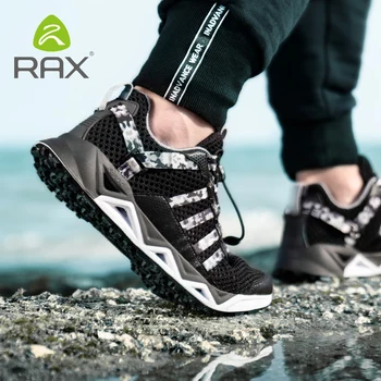 Rax 2020 Летняя Мужская Походная обувь, Дышащая Быстросохнущая Обувь для водных прогулок, Спортивные кроссовки для мужчин, Треккинговая обувь