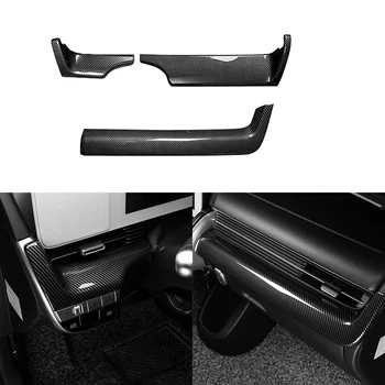 Для LHD, аксессуары для интерьера, Карбоновое волокно, ABS, рамка приборной панели автомобиля, накладка для Hyundai IONIQ 5